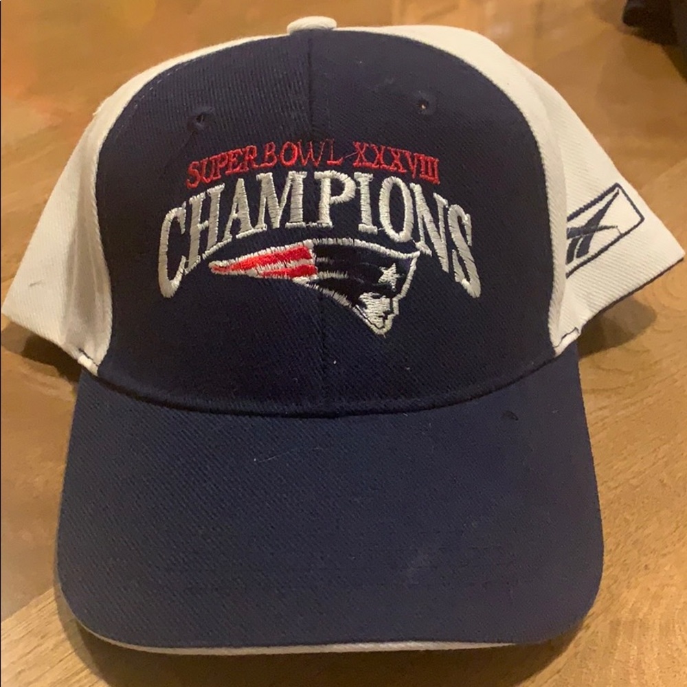 Super bowl XXXVIII champions hat